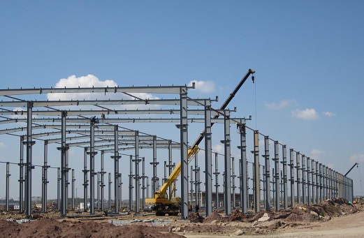 盛大鋼構(gòu)某在建鋼結(jié)構(gòu)廠房構(gòu)件安裝準(zhǔn)備事項